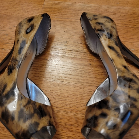 Leopard opentow pumps - Picture 4 of 4